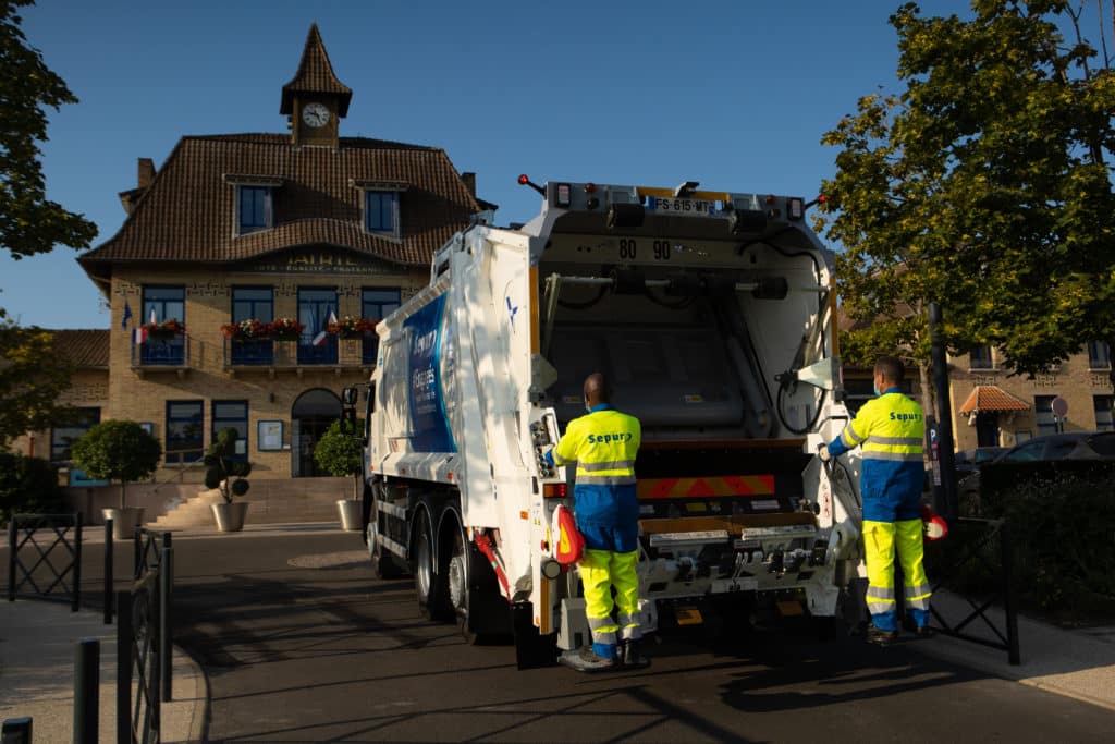 collecte des déchets ménagers Sepur