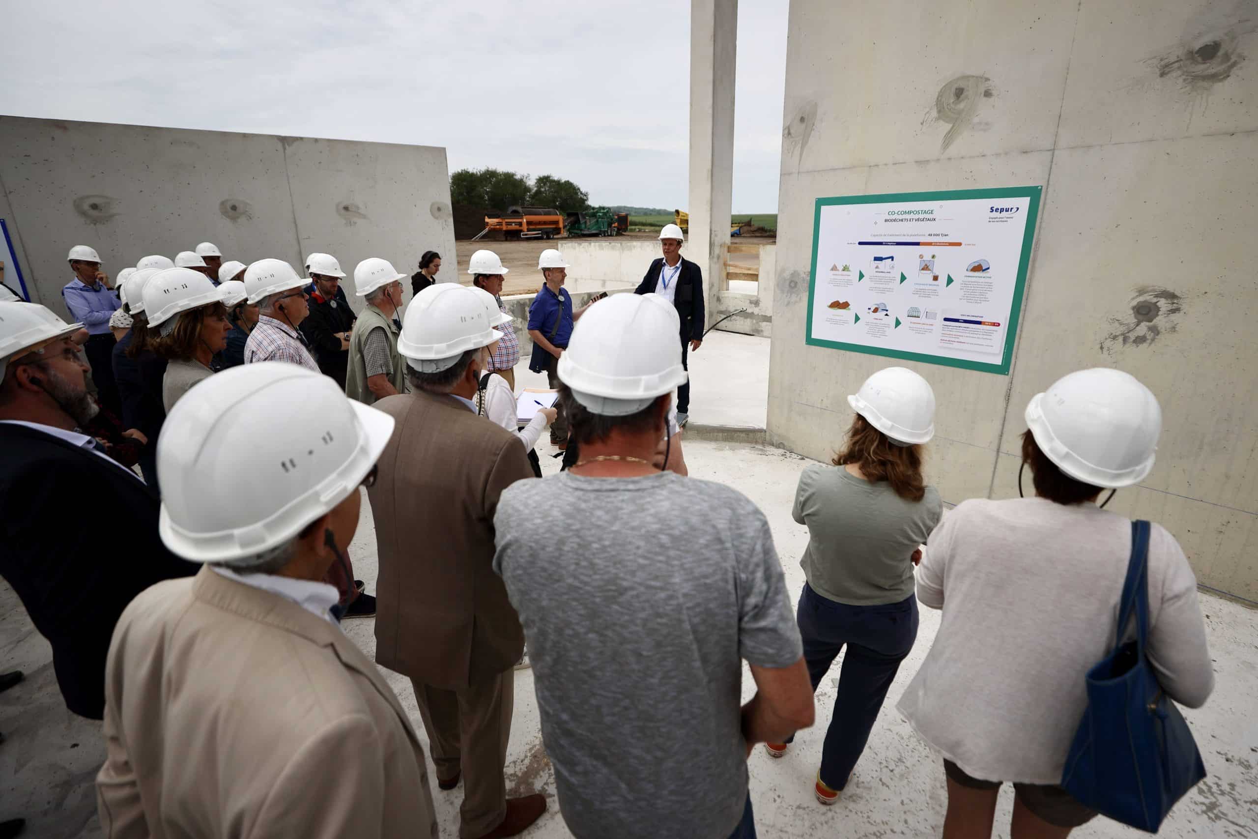 plateforme de co-compostage sepur visite client