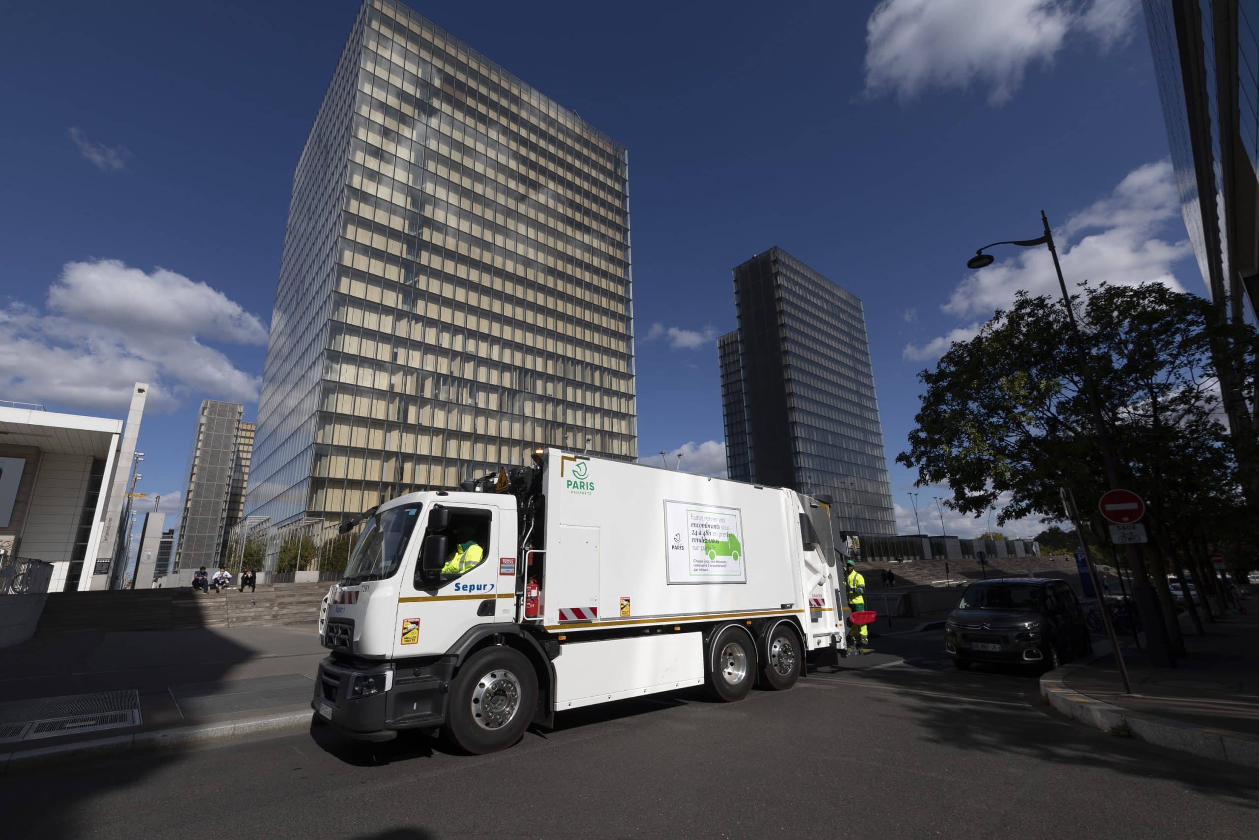 collecte déchets électrique à Paris 13e